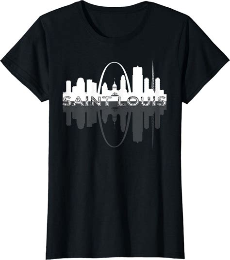 Stylishly Embrace St. Louis with our Iconic Arch Print Tee - Walmart.com