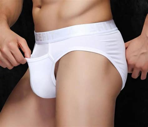 men soft modal brief with horizontal fly underwear men s fashion bottoms new underwear on