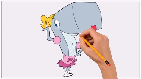 How To Draw Pearl From Spongebob
