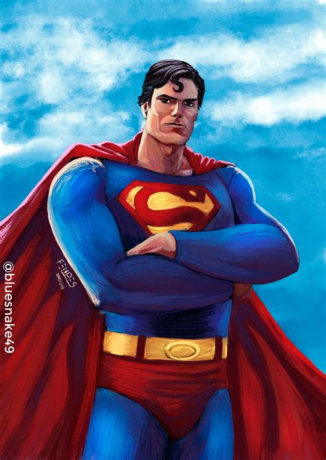 Artstation Fan Art Superman Christopher Reeve