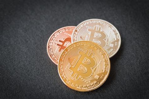 Bitcoin Cryptocurrency Digital Bit Coin Btc Currency Stock Image