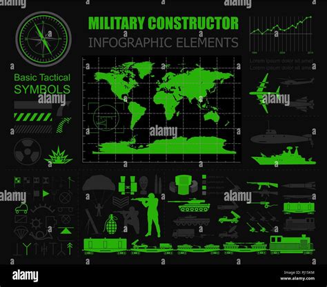 Military Infographic Template Vector Illustration With Top Powerful