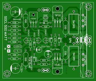 Resettable circuit breaker for protection against overload and short circuit. Layout Pcb Amplifier 5000 Watt - PCB Circuits