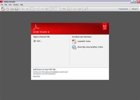 Get the adobe acrobat reader mobile app, the world's most trusted pdf viewer, with more than 635 million installs. Adobe Reader X 10.0.1 - SoftMukut