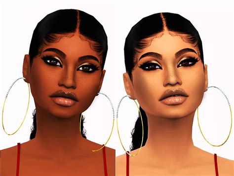 Clear Lip Gloss Xxblacksims Sims 4 Black Hair Sims Hair Sims 4 Afro