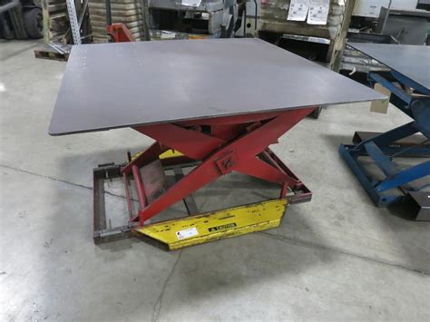 Machines Used Southworth Rotating Scissor Lift Table 3000 Capacity