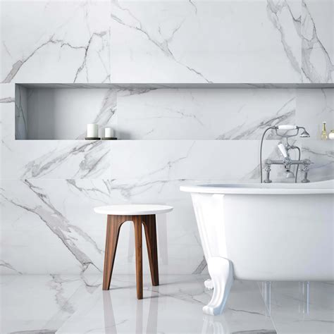 Place White Marble Effect Wall Tiles Tiles From Tile Mountain