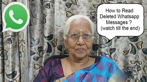 85 year old grandma shares whatsapp tips and tricks basics read deleted whatsapp messages