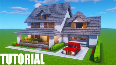 How To Build A Suburban House In Minecraft Builders Villa