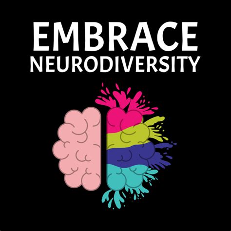 Embrace Neurodiversity Spectrum Rainbow Autism Awarness Month Embrace