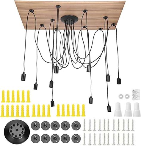 10 Arms Ajustable Diy Ceiling Spider Lamp Light Personality Creative