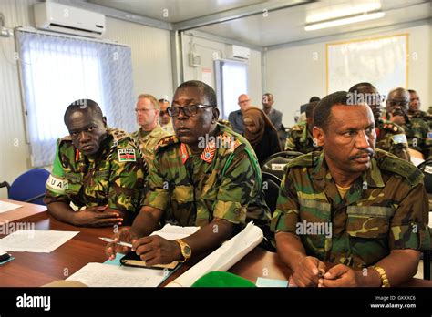 Senior Officers From The Somalia National Army Sna And The African