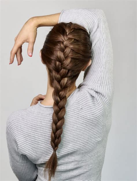 How To French Braid Your Hair Step By Step Photo Tutorial Popsugar Beauty