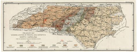 North Carolina Gold Belt Map Maps For You