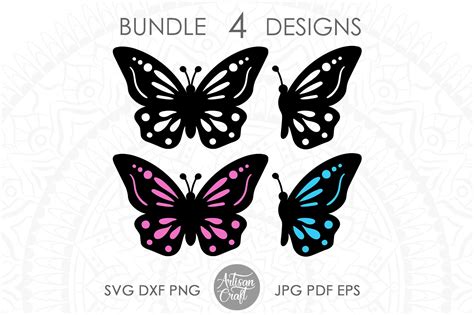 Butterfly Svg Butterfly Clipart Butterfly Silhouette Svg Files For
