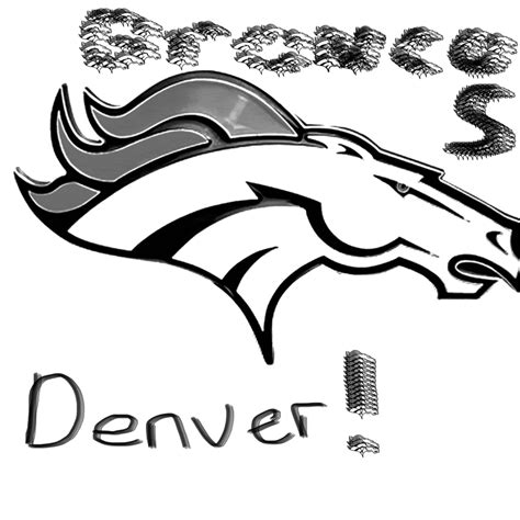 New denver broncos, high quality coloring pages with spongebob, patrick star, angry birds, minnie mouse and winx, download and print the denver broncos are a professional american football team based in denver, colorado. Broncos Logo Drawing at GetDrawings | Free download