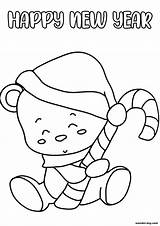 Year Coloring Pages Happy Wonder Cute sketch template