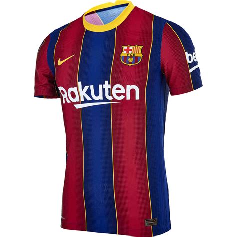 Today, fc barcelona officially presents the new jersey for the 2020/21 season, whose design is inspired by the 1920s, considered the club's first this season, the jersey is recovering its traditional vertical stripes, but is including gold as a distinctive element. Barcelona Jersey 2020 21 : FC Barcelona 2020/21 Stadium Away Big Kids' Soccer Jersey ... : 2020 ...