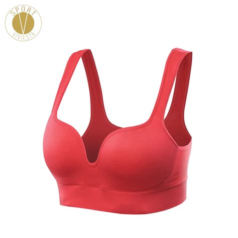 Buy Shockproof Wireless Sports Bra Womens Run Jog