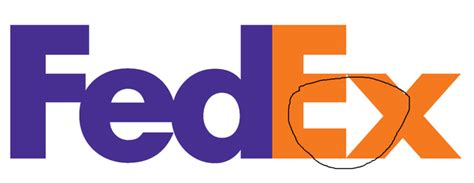 Where Is The Arrow In Fedex Logo Quora