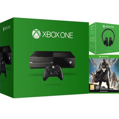 Xbox One Console Includes Destiny And Xbox One Stereo Headset Games