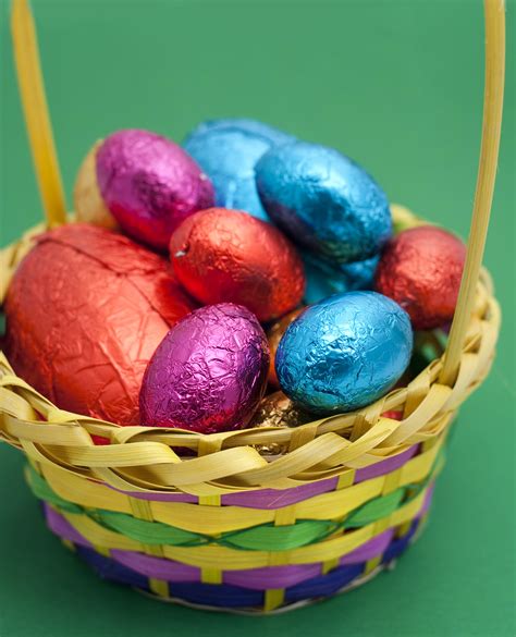 Basket Of Colourful Easter Eggs 7112 Stockarch Free Stock Photo Archive