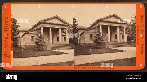 Redwood Library Newport Ri By Soule John P 1827 1904 Stock Photo