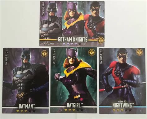Injustice Series 3 Gotham Knights Team Card 101 3 Individual Cards