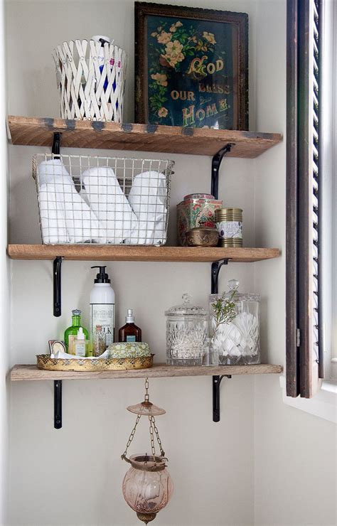 Shabby chic originated in england during the 1980s and is characterized by a worn look in furnishings, soft colors. Put Things In Their Place (With images) | Chic bathroom ...