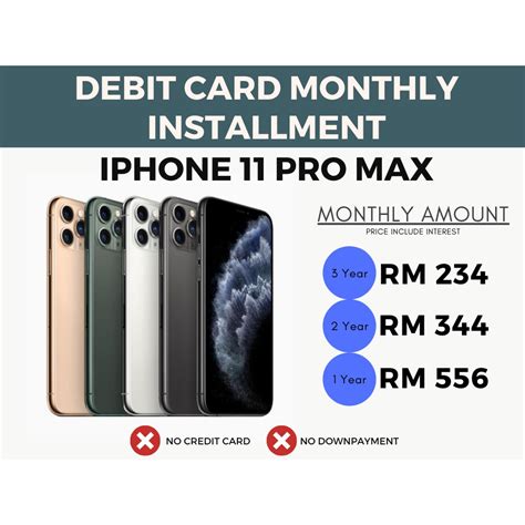 Installment Iphone 11 Pro Max Original Malaysia Set Shopee Malaysia