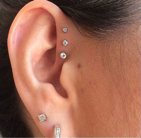 21 Forward Helix Piercing Examples With Piercing Guide 2020