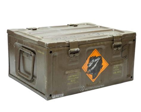 British Army Surplus Large Brown Ammo Ammunition Transport Storage Box Surplus Lost