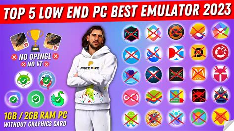 Top 5 Best Low End Pc New Emulators Free Fire 1gb Ram2gb Ram Low Pc