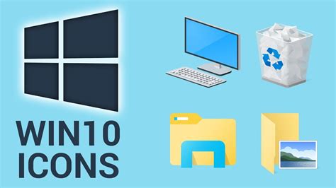 The software is compatible with all types of windows, from windows 2000 to windows 10. How To Change Windows 10 Desktop Icons - YouTube