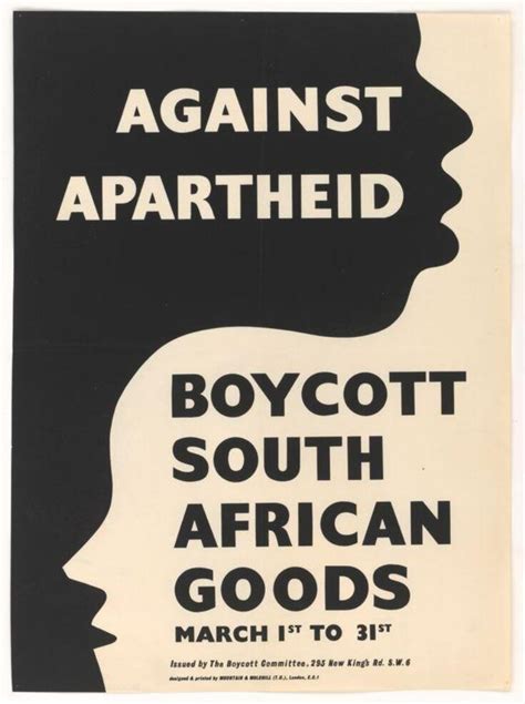 Against Apartheid Boycott South African Goods Vanda Explore The