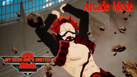Arcade Mode Gameplay Kirishima My Hero Ones Justice 2 Youtube