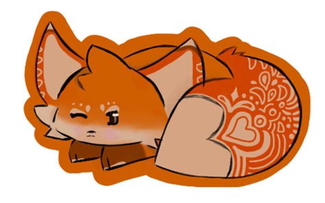 3d Design Sleeping Fox Tinkercad