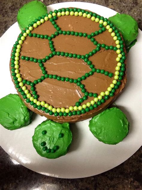Pin On Turtle Cake