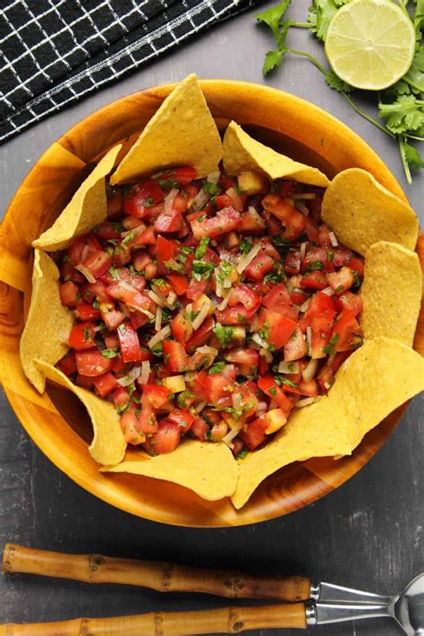Some people refer to this recipe as salsa fresca. Pico De Gallo Salsa - Loving It Vegan - spanisches ...