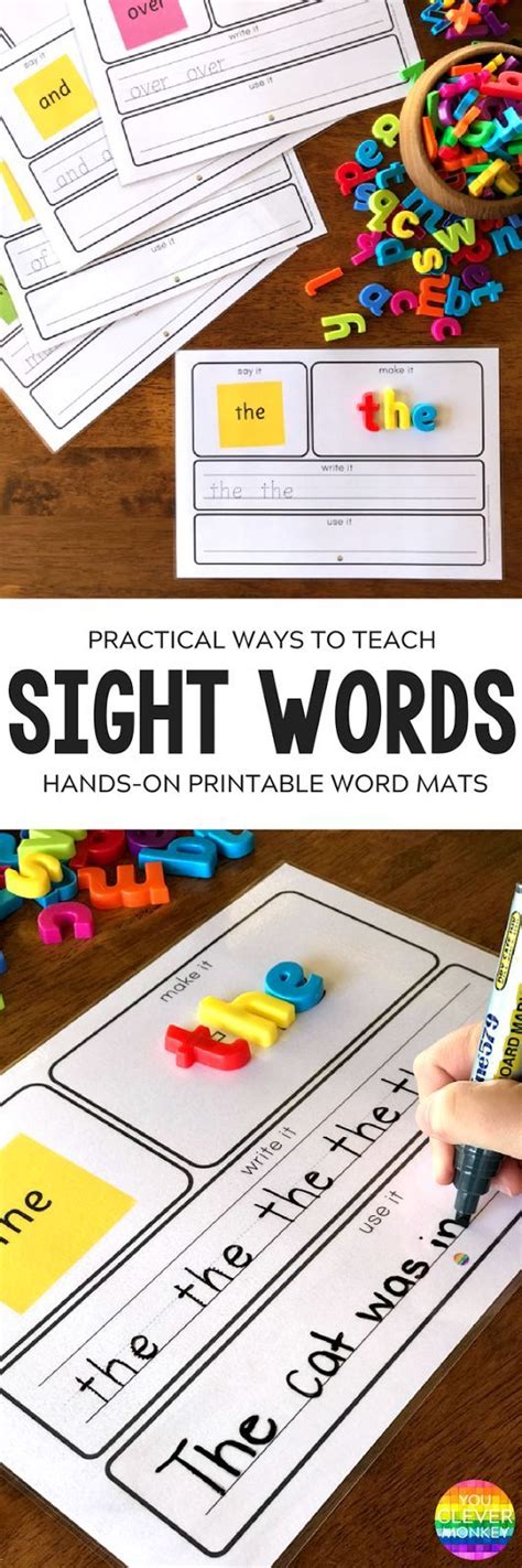 How And Why I Teach Sight Words Teaching Sight Words Sight Words
