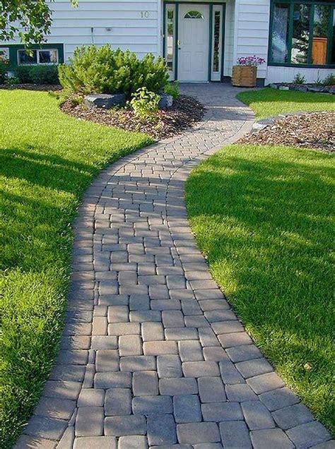 01 Stunning Front Yard Path And Walkway Ideas Stone