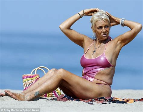 Tanning Mom Patricia Krentcil Hits Beach In Cut Out Swimsuit After