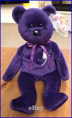 Princess Diana Beanie Baby 1st Edition Rare (GHOST VERSION) Must See