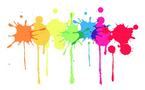 Multicolour Paint Splatter Transparent Png Stickpng