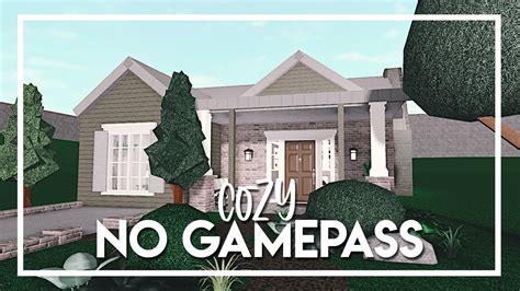 Welcome To Bloxburg Cozy No Gamepass House K YouTube