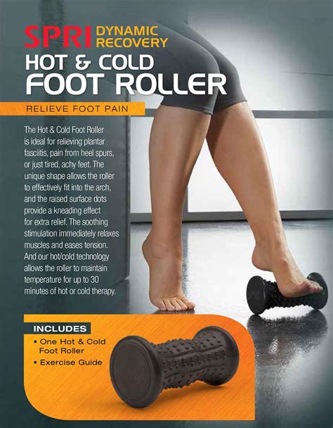 Spri Hotcold Therapy Foot Massage Roller Sports And Outdoors