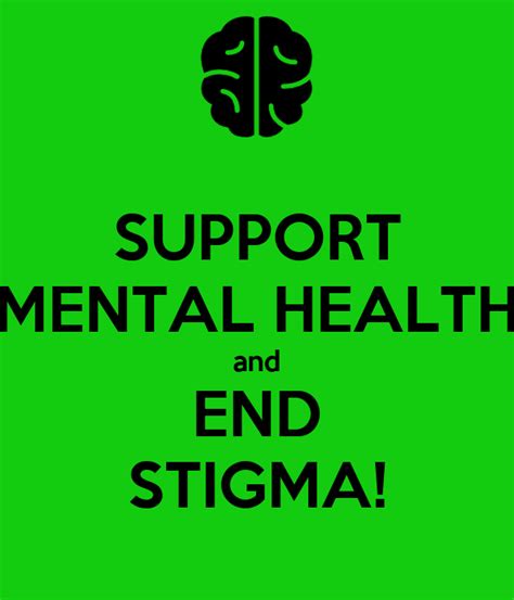 Support Mental Health And End Stigma Poster Unknown