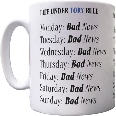 Life Under Tory Rule Ceramic Mug Redmolotov