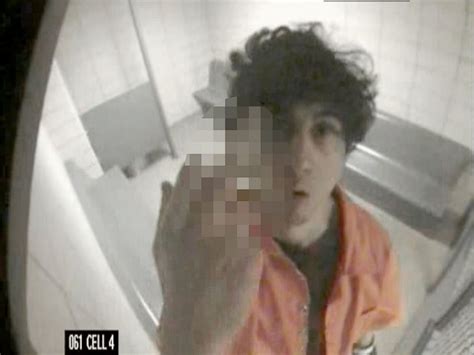 Boston Bomber Made Obscene Gesture To Camera In Holding Abc News