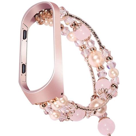 Elegante Correa Bandas Para Xiaomi Mi Banda De Las Mujeres De La Pulsera De La Perla Pulsera